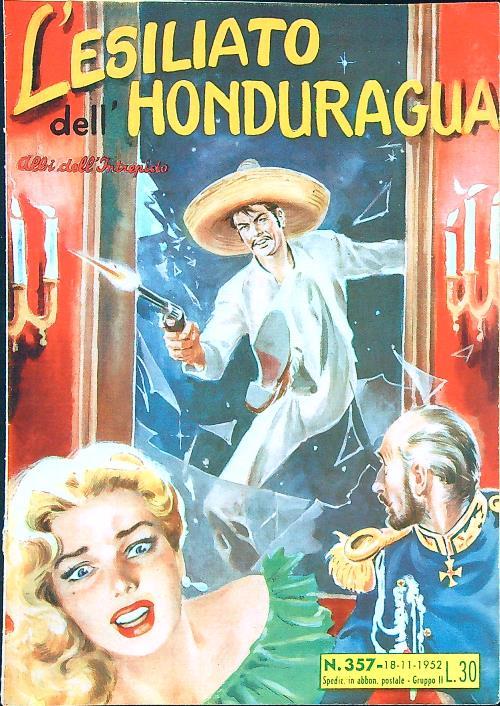 L' esiliato dell'Honduragua - copertina