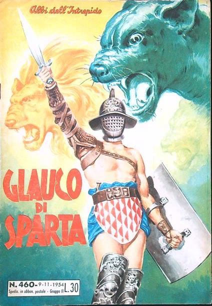 Glauco di Sparta - copertina