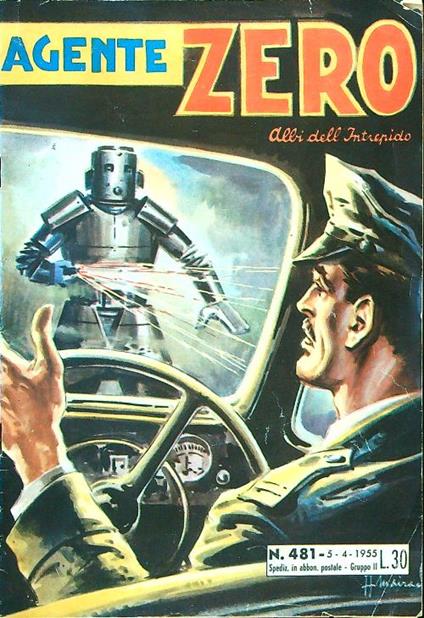 Agente Zero - copertina