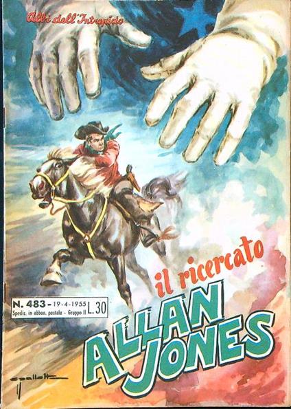 Il ricercato Allan Jones - copertina