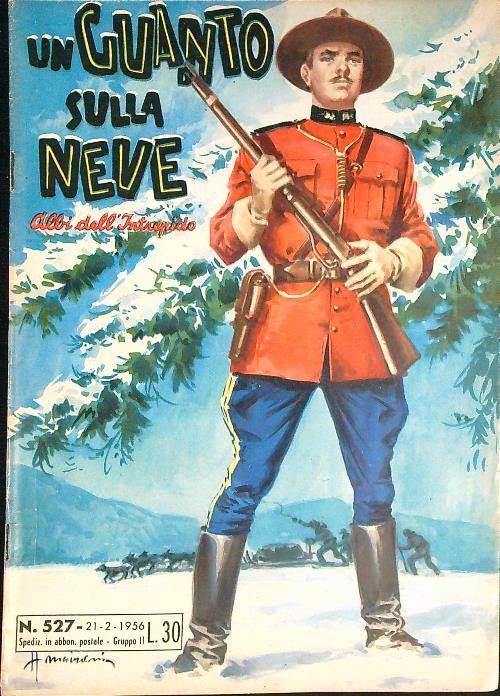 Un guanto sulla neve - copertina