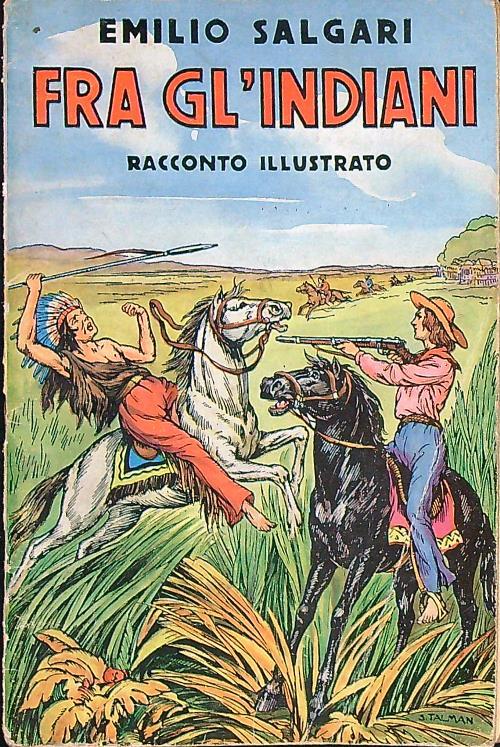 Fra gl'indiani - Emilio Salgari - copertina