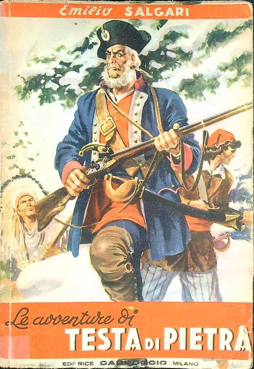 Le avventure di Testa di Pietra - Emilio Salgari - copertina