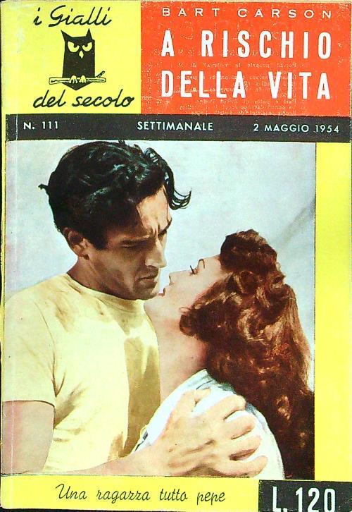 A rischio della vita - Bart Carson - copertina