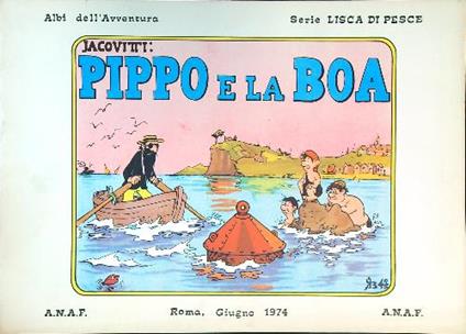 Pippo e la boa - Jacovitti - copertina