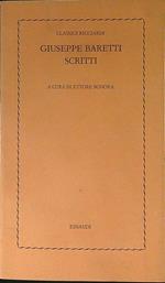 Giuseppe Baretti Scritti
