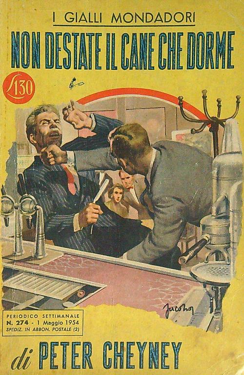 Non destate il cane che dorme - Peter Cheyney - copertina