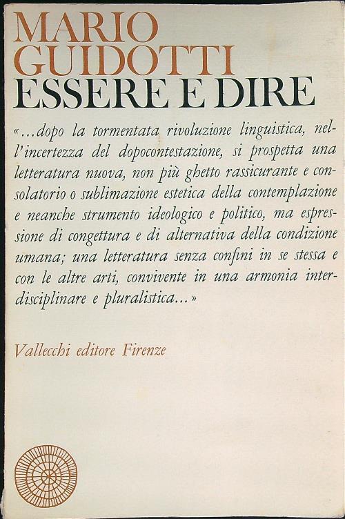 Essere e dire