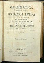 Grammatica delle due lingue italiana e latina vol. II