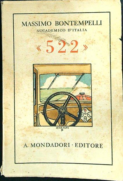522 - Massimo Bontempelli - copertina