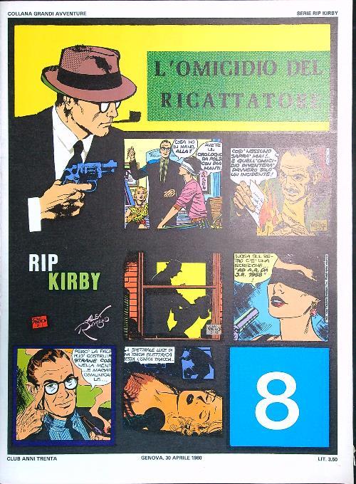 Rip Kirby: l'omicidio del ricattatore