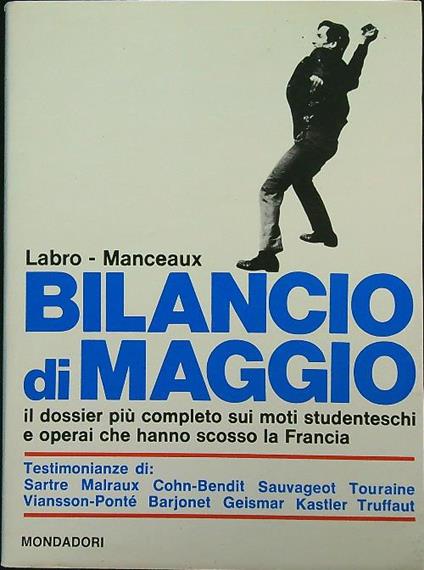 Il bilancio di maggio - Philippe Labro - copertina