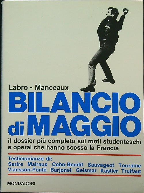 Il bilancio di maggio - Philippe Labro - copertina