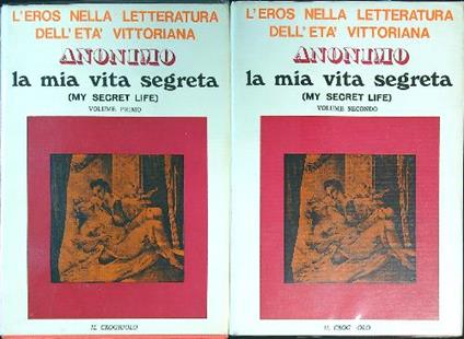 La mia vita segreta 2 vv. - Anonimo - copertina
