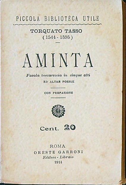 Aminta - copertina