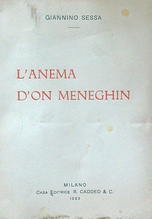L' anema d'on meneghin