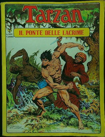 Tarzan Il ponte delle lacrime - copertina