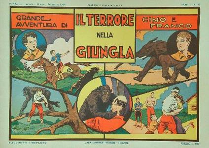 Il terrore nella giungla. Grande avventura di Cino e Franco - copertina