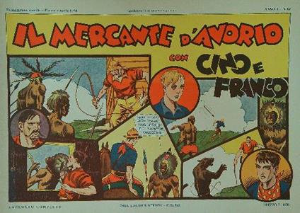 Il mercante d'avorio con Cino e Franco - copertina