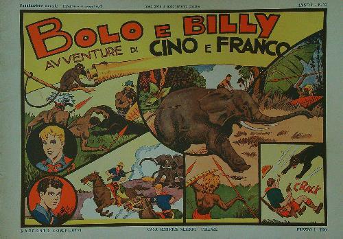 Bolo e Billy. Avventure di Cino e Franco - copertina