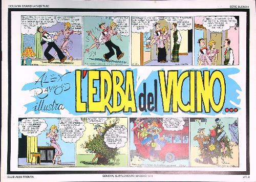 L' erba del vicino - Alex Raymond - copertina