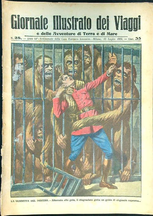 Giornale illustrato dei viaggi n. 28/luglio 1924 - copertina