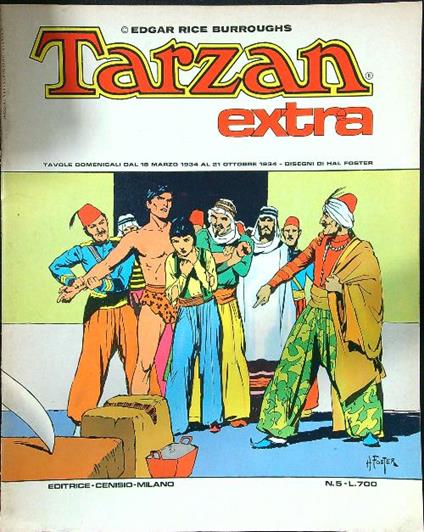 Tarzan extra 18/03/1934 - 21/10/1934 - copertina