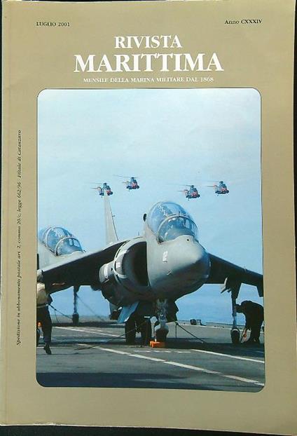 Rivista marittima Luglio 2001 - copertina