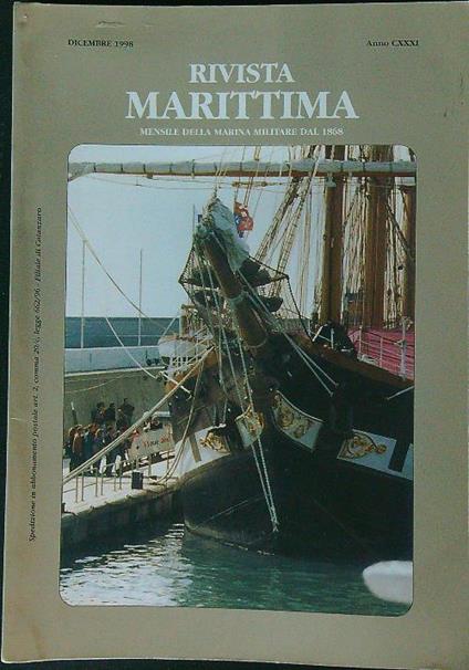 Rivista Marittima Dicembre 1998 - copertina