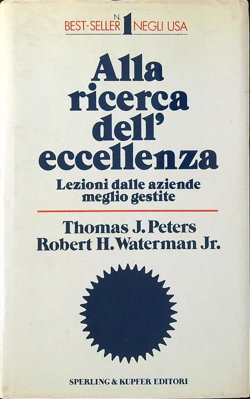 Alla ricerca dell'eccellenza - Peters - copertina