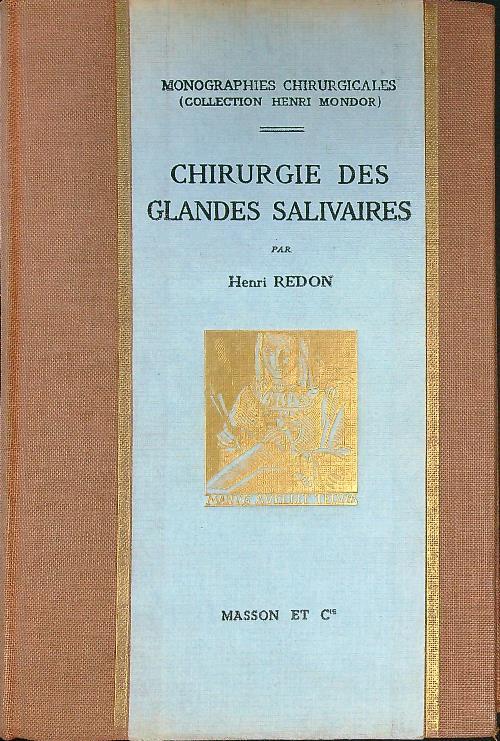 Chirurgie des glandes salivaires