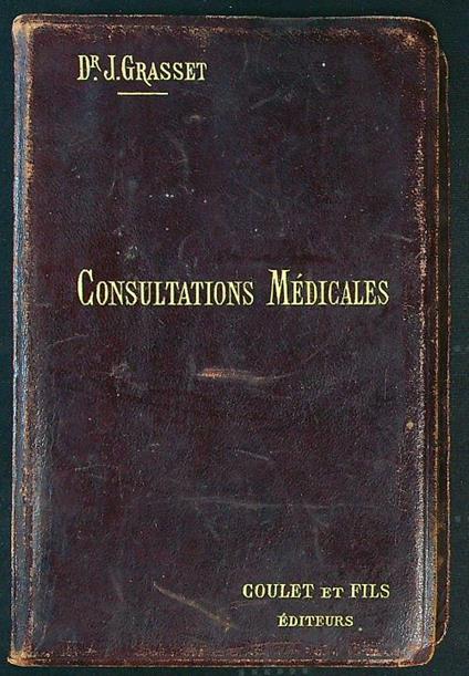 Consultations medicales - J. Grasset - copertina
