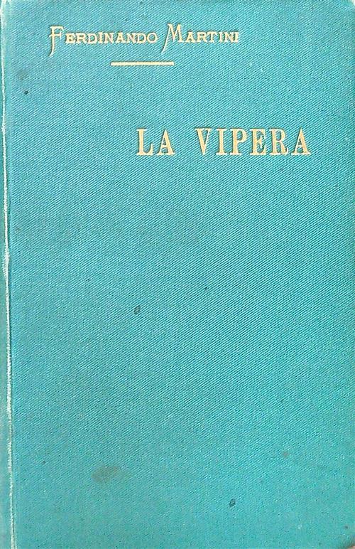 La vipera - Ferdinando Martini - copertina