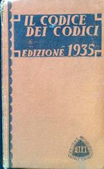 Il codice dei codici. Edizione 1935