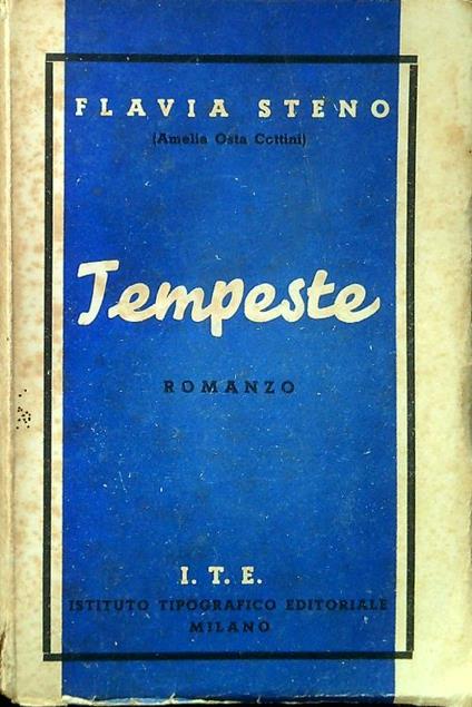 Tempeste - Flavia Steno - copertina