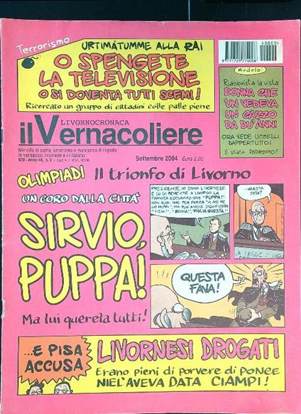 Il Vernacoliere n. 9/settembre 2004 - copertina