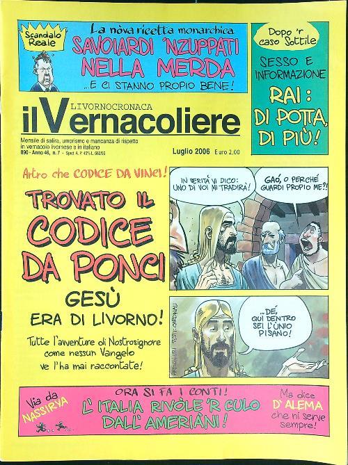 Il Vernacoliere n. 7/luglio 2006 - copertina