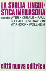 La svolta linguistica in filosofia