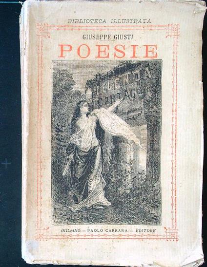 Poesie - Giuseppe Giusti - copertina