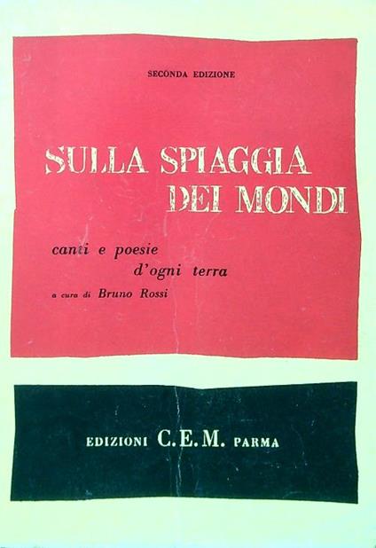 Sulla spiaggia dei mondi - Bruno Rossi - copertina