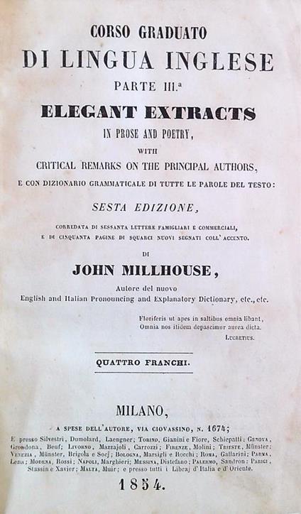 Corso graduato di lingua inglese. Parte III - John Millhouse - copertina