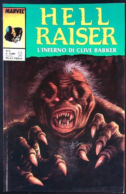 Hell Raiser n. 4/gennaio 1991 - copertina