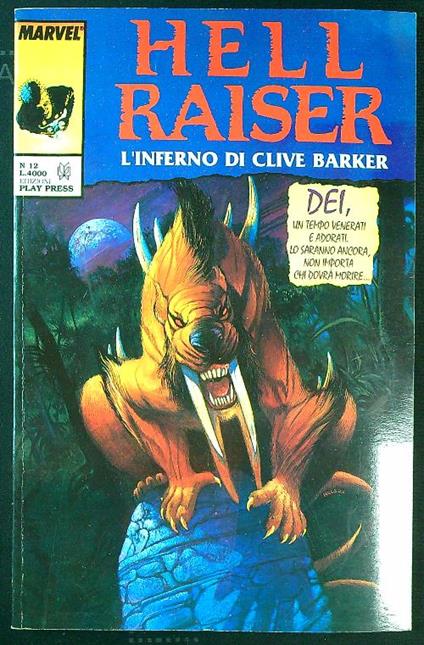 Hell Raiser n. 12/dicembre 1991 - copertina