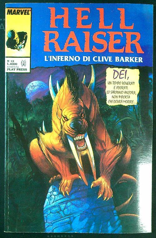 Hell Raiser n. 12/dicembre 1991 - copertina