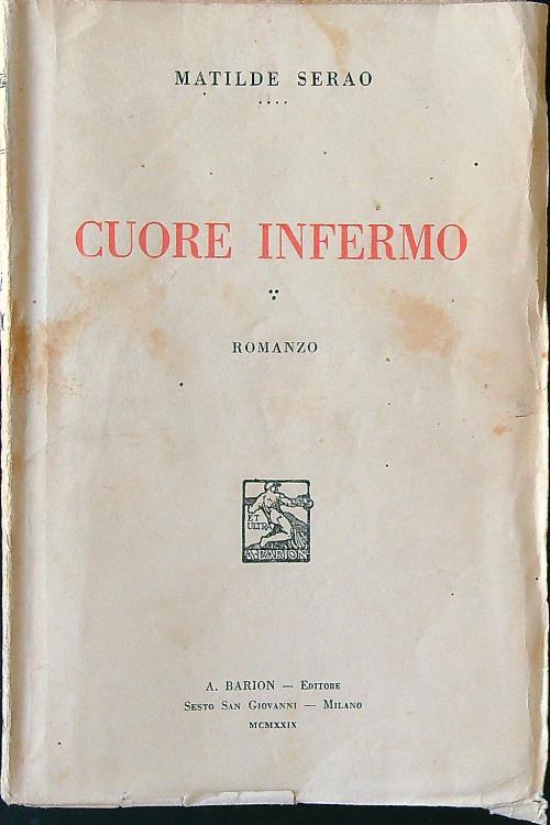 Cuore infermo - Matilde Serao - copertina