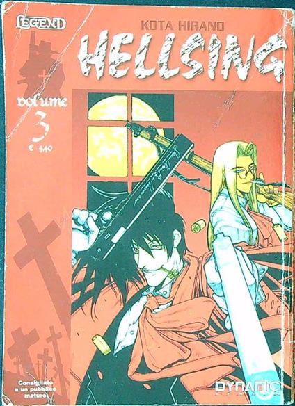 Hellsing vol. 3 - Kota Hirano - copertina