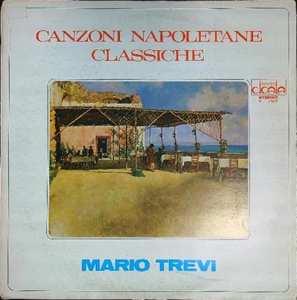 Canzoni napoletane classiche vinile 33 giri - Mario Trevi - copertina