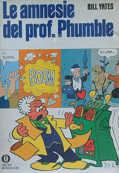 Le amnesie del prof. Phumble - Bill Yates - copertina
