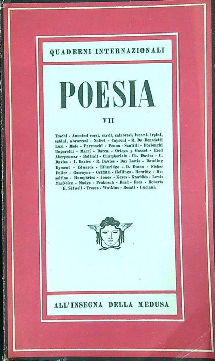 Poesia VII - copertina