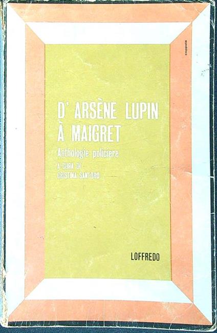 D'Arsene Lupin a Maigret - copertina